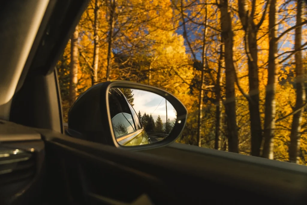 Side Mirror In The Dolomites